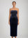 Zahara | Midnight Crystal Velvet Midi Dress